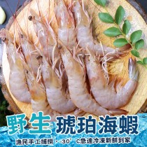【歐嘉嚴選】野生粉琥珀海大蝦-1KG/盒-約30~40尾