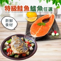 免運【歐嘉嚴選】鮭魚鱸魚雙饗組-組合任選